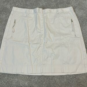 Ann Taylor LOFT skirt - size 14 - cream color light khaki - NWOT